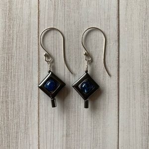 Hematite earrings